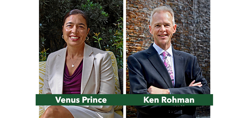 New Executive Officers, Venus McGhee Prince and Ken Rohman